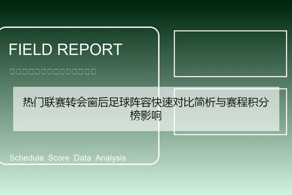 热门联赛转会窗后足球阵容快速对比简析与赛程积分榜影响